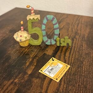 50th Birthday gift. Decorative sign.